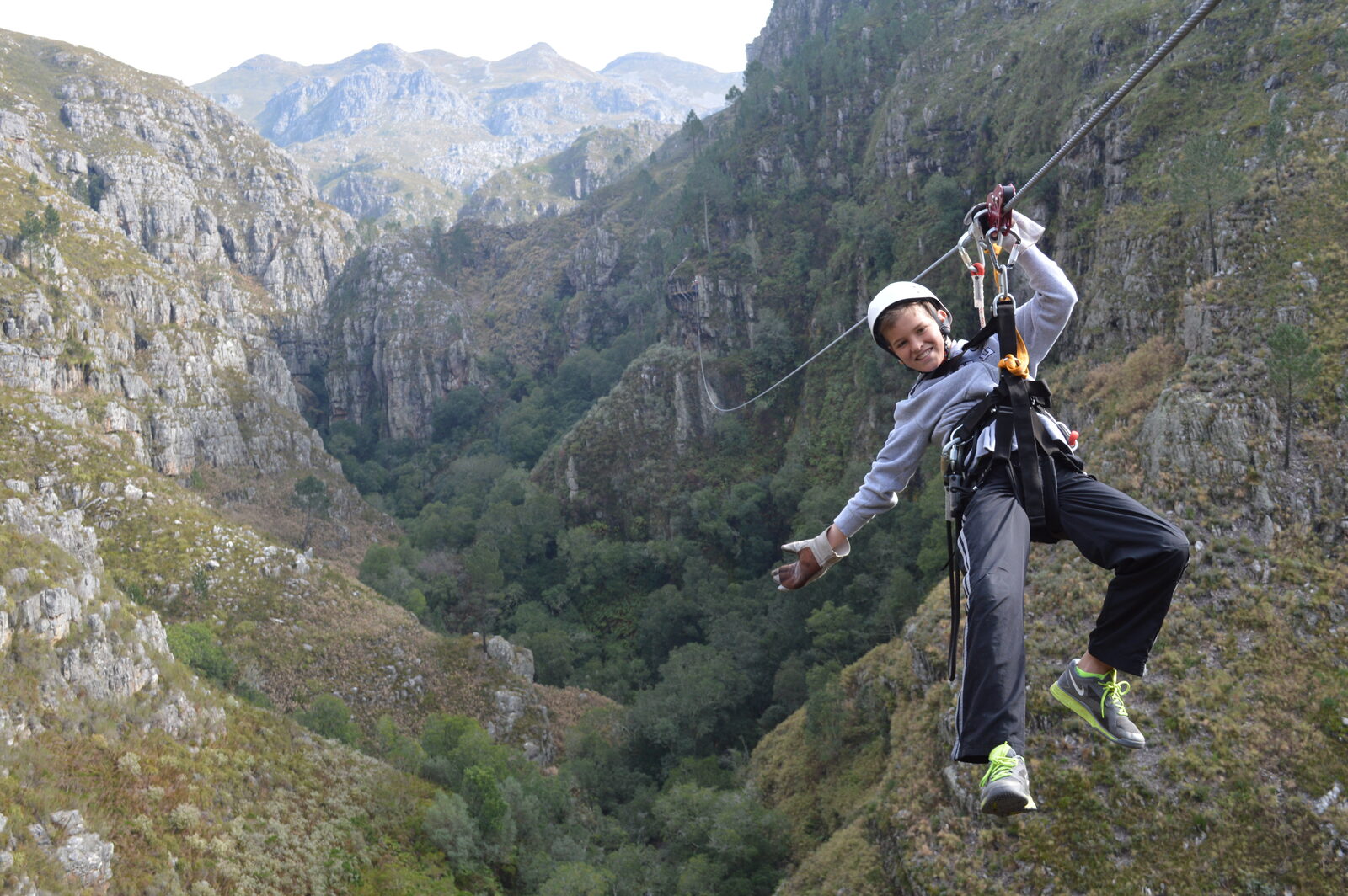 Kids on a Cape Canopy Tour zipline